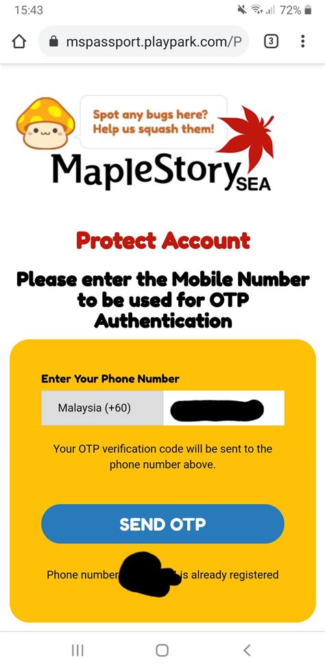 maplesea otp|Guys, I need help. I want to login to my account but at the OTP section.
